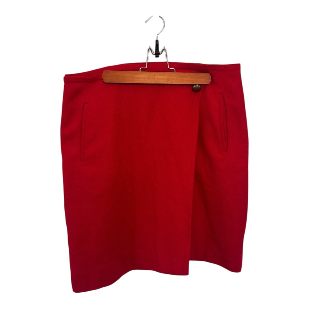 Talbots Red Mini Skirt